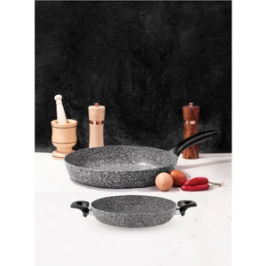 Ultra Granit 2'li Set Tava  26 Cm+ 20 cm
