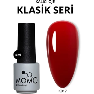 Kalıcı Oje K017, Kızıl Bordo, 4 ml
