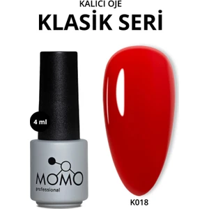 Kalıcı Oje K018, Yarı Şeffaf Koyu Kırmızı, 4 ml