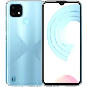 Realme C21 Kılıf Kamera Korumalı Şeffaf Yumuşak Silikon Kılıf