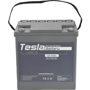 Akü 12V 55AH Solar Jel Akü Extra Performans (Yeni Üretim)