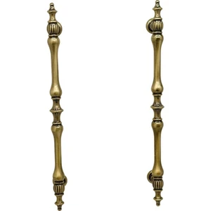 Şehzade Antik Sarı Mobilya Dolap Mutfak Çekmece Kulpu 224 mm ( 22.4 ) 10 Adet