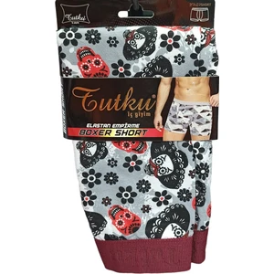 tutku Erkek Boxer Short Elastan Empirme