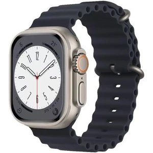 Apple Watch 38MM / 40MM / 41MM Uyumlu Akıllı Saat Kordonu Füme