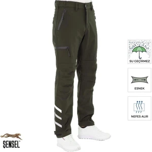 Şensel, Softshell Pantolon, Haki -54E5025-Su İtici, Rüzgar Geçirmez