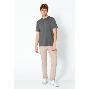 Erkek Fit Kalın Penye Rahat Sade Klasik T-Shirt