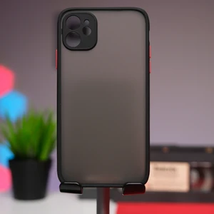 Lara By Afk Lux Apple iPhone 11 Siyah Uzun Ömürlü Yumuşak  Silikon Kılıf