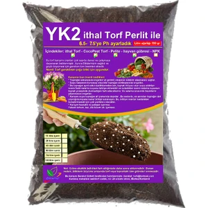 100 Lt Yk2 Ithal Torf ve Cocopeat Perlit Ile. Bitki, Çiçek Sebze Tohumu Icin Toprak