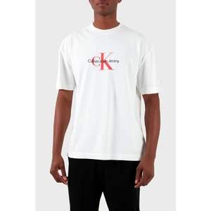 Calvin Klein Pamuklu Oversize Bisiklet Yaka T Shirt J30J325427YAF Erkek T Shirt J30J325427 Yaf