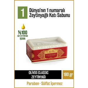 Doğal Klasik Zeytinyağlı Katı Sabun Zeytinyağı El Sabunu Yoğun Nemlendirici 180 gr