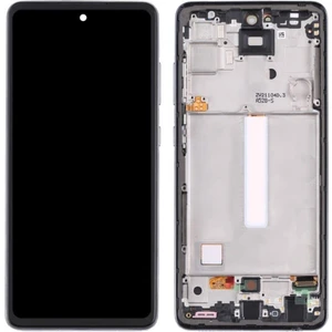Samsung A52 A525 Uyumlu LCD Dokunmatik Ekran OLED Çıtalı Siyah