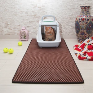 Paspas Car 50X110 cm Kedi Tuvalet Önü Paspası Açık Kahve