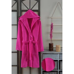 Kadife Kapşonlu Bedenli Bornoz