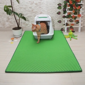 Paspas Car 80X110 cm Kedi Tuvalet Önü Paspası Yeşil
