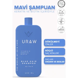 Mavi Şampuan( Yeni Şaç Oluşumu Ve Güçlü Kökler Için Özel Geliştirilmiş Şampuan)(400 Ml)