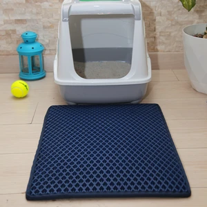 Paspas Car 40X55 cm Kedi Tuvalet Önü Paspası Lacivert
