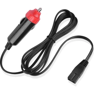 Powermaster 1.8 Metre Araç Oto Buzdolabı Kablosu 2x0.5mm Çakmaklık Girişli 12 Volt Enerji Kablosu IC-246B-8