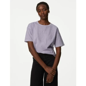 Marks & Spencer Saf Pamuklu Kısa Kollu T-Shirt