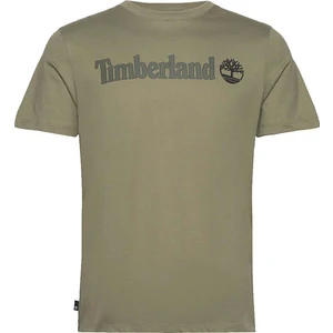 Linear Logo Erkek Haki Yuvarlak Yaka Tişört