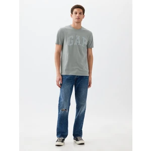 Erkek Gri Gap Logo T-Shirt