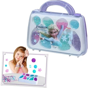 Karlar Ülkesi Elsa Eğitici ve Eğlenceli Çantalı Boncuk Takı Yapım Seti - Frozen Kolye ve Bileklik Yapım Seti