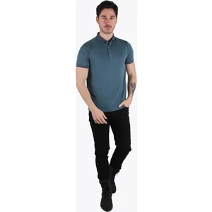 1694 Ayaklı Gömlek Yaka T-Shirt