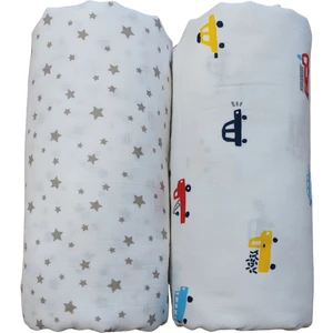 Star 2 Adet Muslin Bebek Battaniyesi Çok Amaçlı