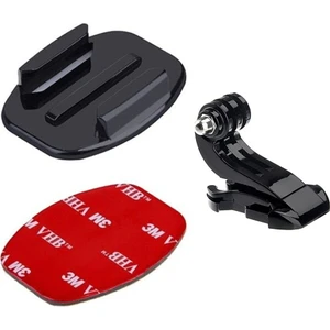 Tüm Aksiyon Kameralara Uyumlu Düz Zemin Aparatı + J Hook