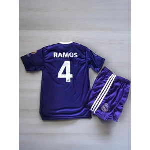 North Stand Real Madrid 2017 Cardiff Final Sergio Ramos Çocuk Forması