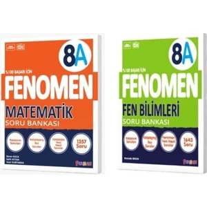Fenomen Yayıncılık LGS 8. Sınıf A Serisi Soru Bankası Matematik ve Fen Bilimleri