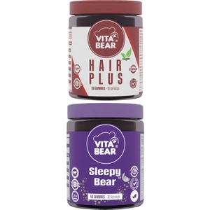 Vita Bear Hair Plus Vegan Saç Vitamini & Vita Bear Sleepy