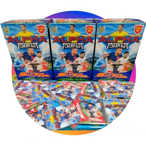 Emrah Gültekin Alpha Power (100 Poşet 200 Adet) Süper Final Efsane Kartlar Güncel Transferler Futbolcu Oyun Kartı