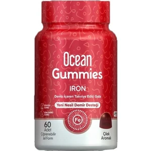 Ocean Gummies Iron 60 Çiğneme Formu