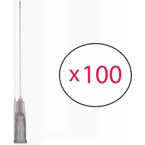 Siyah Iğne Ucu (100 ADET) Steril Hipodermik Iğne Enjektör Iğnesi 22g 32mm