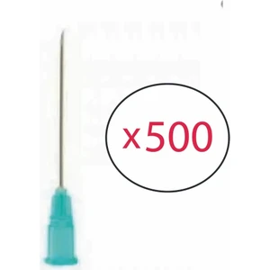 Yeşil Iğne Ucu (500 ADET - KUTU) Steril Hipodermik Iğne Enjektör Iğnesi 21g 38mm