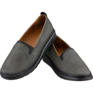 Yeşil Siyah Lastik Detaylı Kadın Ayakkabı