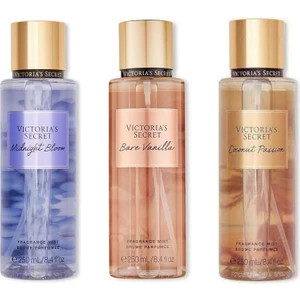 Vıctorıa's Secret Bare Vanilla-Midnight Bloom-Coconut Passion Vücut Spreyi Üçlü Set