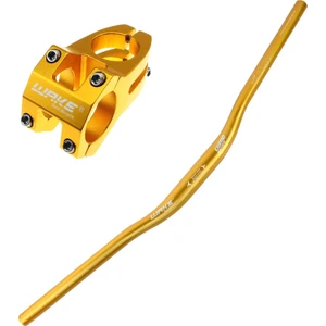 Alüminyum Gold 31.8 780MM Riser Mtb Gidonu + Gidon Boğazı Seti