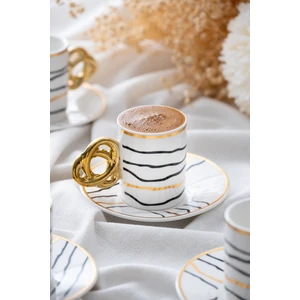 Lucetta 6 Kişilik Kahve Fincanı Takımı - 90 ml