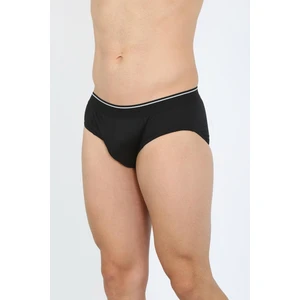 Erkek Pamuk Likralı Slip Siyah 40132