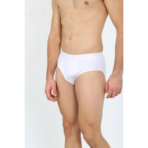 Erkek Pamuk Likralı Slip Beyaz 40132
