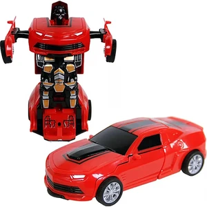 Uğur Böceği Ticaret Robota Dönüşen Araba  Transformers It Bırak - Mustang Modeli
