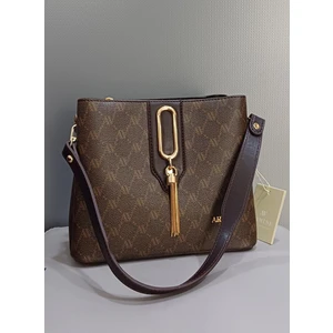 361 Bayan Çanta Kahve Noktalı