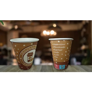 Kitap Cup 12 Oz Karton Bardak - Kahve Bardağı