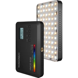 YN120 Rgb 2500-9900K Dahili Bataryalı Mobil Vlog LED Işık