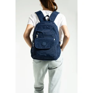 Rky Serenity Mega Çanta 9 Bölmeli Klinkır Kumaş Geniş Iç Hacimli Laptop Bölmeli Günlük Okul Seyahat Sırt Çantası