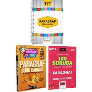 Panem Yayınları TYT Deneme Dükkanı Paragraf Soru Bankası + Panem Paragraf Soru Bankası + 100 Soruda Paragraf