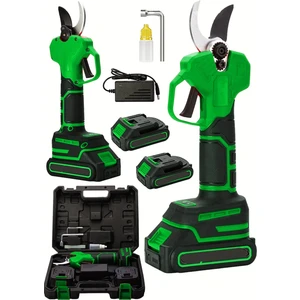 Germany Steel Alman 5630GR Kömürsüz Motor Akülü Bağ Makasi Dal Budama Kesme Makasi Makinesi Yeni Seri Yeşil