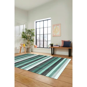 Evdeya Modern Kilim Desen Dijital Kaymaz Yıkanabilir Yolluk Mutfak Salon Halısı Modern-25-Yurkuaz