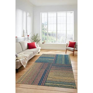 Evdeya 3D Modern Kilim Desen Dijital Kaymaz Yıkanabilir Yolluk Mutfak Salon Halısı Modern-34-Renkli